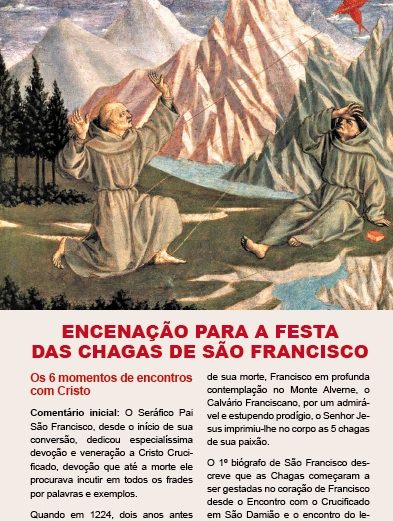 Roteiro para encenação das Chagas de S. Francisco