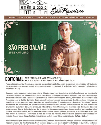 Boletim | Santuário São Francisco | Outubro