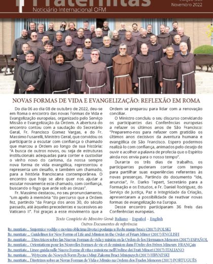 Fraternitas Archives - Página 4 de 13 - Banca - Franciscanos   - Província Franciscana da Imaculada Conceição do  Brasil - OFM