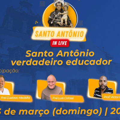 Convento Santo Antônio estreia projeto de LIVE mensal
