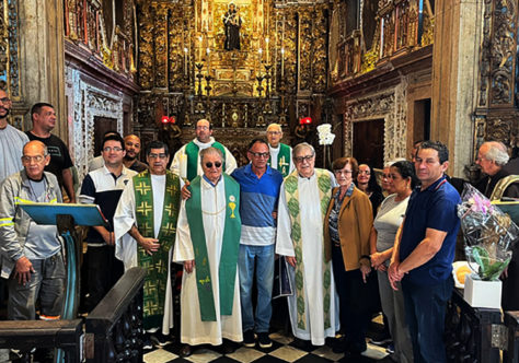 Fraternidade do Convento Santo Antônio se despede de Francisco de Assis com gratidão