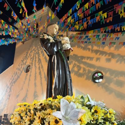 Trezena de Santo Antônio tem final de semana movimentado com celebrações e visitas da Imagem Peregrina