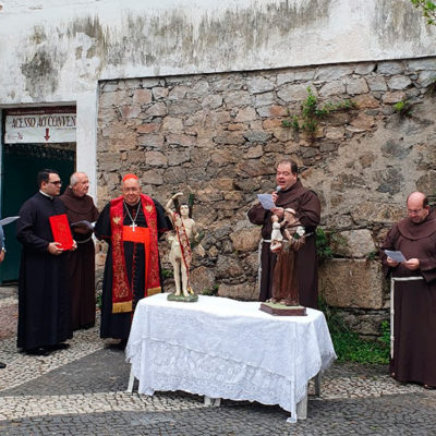 Convento Santo Antônio recebe imagem peregrina de São Sebastião