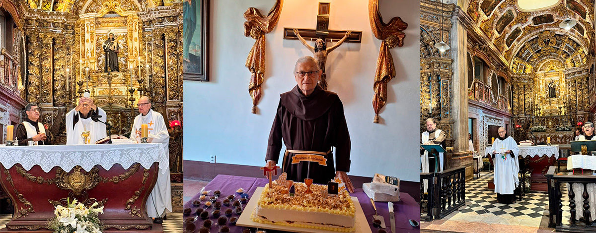 Frei Guido Scottini celebra 90 anos de vida