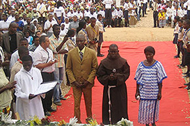 Profissão Solene de Frei António Boaventura Zovo Baza em Luanda