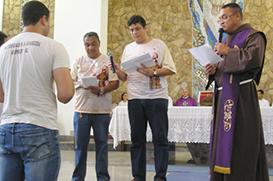 OFS professa dois novos irmãos em Nilópolis