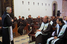 Ministro Geral celebra Eucaristia no Convento