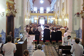 Dominicanos celebram com os franciscanos