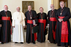 Conselho de Cardeais se reúne com o Papa Francisco até dia 4