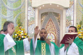 Frei Marcos celebra Primeira Missa em Santo Amaro