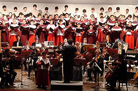Canarinhos participam da abertura do Festival de Inverno da Dell’Arte