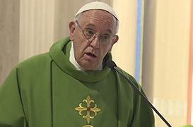 "A vaidade nos leva à fraude”, afirma Papa Francisco