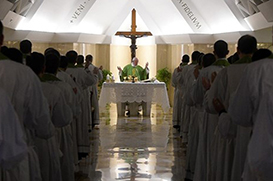 Papa: Deus dê aos sacerdotes a coragem da pobreza cristã