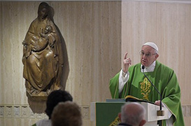 Papa Francisco: a dor é cristã, mas o ressentimento não