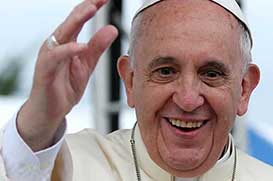 "Desde o momento que fui eleito Papa não perdi a paz"