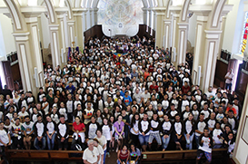 Mais uma bela invasão da juventude franciscana