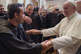 Papa saúda franciscanos pelos 800 anos da Custódia