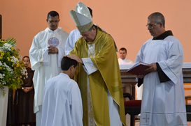 Frei José Raimundo é ordenado diácono em Colatina