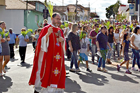 Domingo de Ramos da início as celebrações da Semana Santa em Agudos