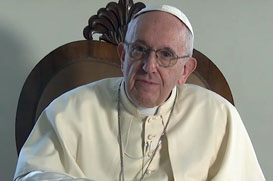 Papa reza pelas famílias em vídeo-mensagem