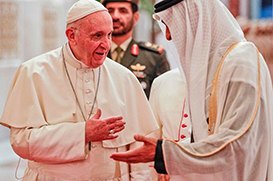 Papa Francisco nos Emirados Árabes. Uma visita histórica.