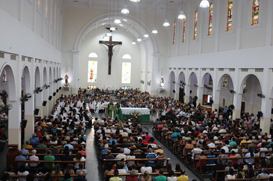 Frei Leandro celebra Primeira Missa em Vila Velha
