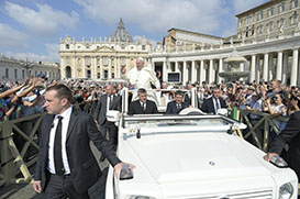Papa Francisco convoca "um minuto pela paz"