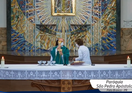 Rede Celinauta e Paróquia São Pedro Apóstolo iniciam transmissão televisionada diária da Santa Missa