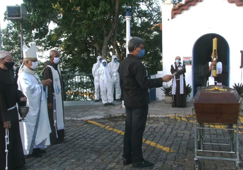 A "Irmã Morte" visita o Convento da Penha na Oitava da Páscoa