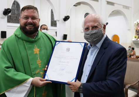 Guardião do Convento da Penha recebe título de “Cidadão Espírito-Santense”