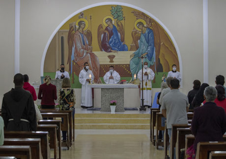 Frei Jefferson faz o Juramento de Fidelidade no encerramento do Tríduo