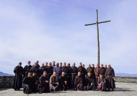 Exercícios espirituais dos Ministros Gerais Franciscanos e seus Definidores no Monte Alberne