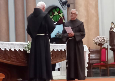Frei Aldolino celebra 50 anos de Vida Religiosa Franciscana