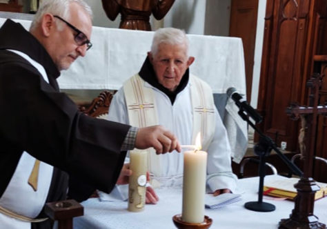 Alegria marca Missa de Ação de Graças pelo jubileu de 70 anos do sacerdócio de Frei Ervino