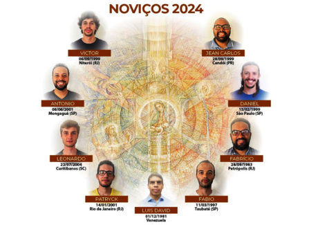Nove postulantes serão acolhidos no Noviciado 2024