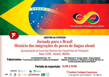 Exposição ITF: “Jornada para o Brasil – História das imigrações de povos de língua alemã”