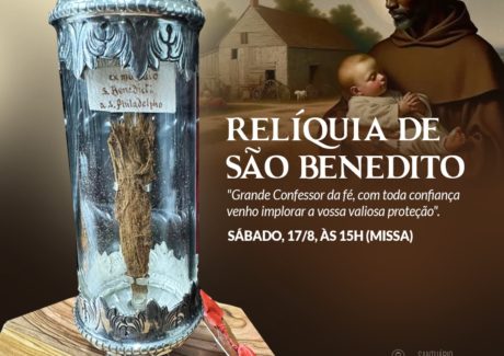 Relíquia de São Benedito no Santuário Frei Galvão