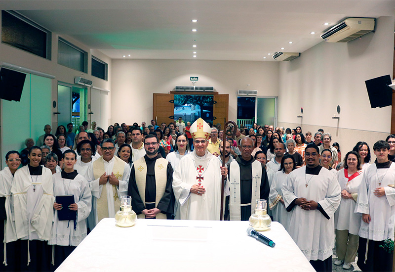 [Família Franciscana de Colatina celebra os 800 anos das Chagas de São Francisco de Assis]