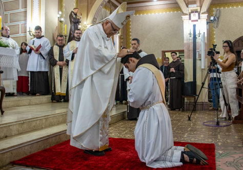 Frei João Manoel Zechinatto é ordenado presbítero