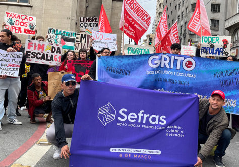 Sefras participa do “Grito dos Excluídos” e reforça o cuidado com a Casa Comum e a democracia