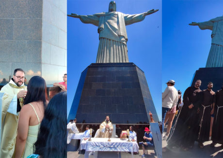 Paróquia Santa Clara de Imbariê celebra a Solenidade de São Frei Galvão aos pés do Cristo Redentor