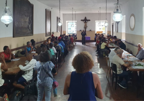 Convento Santo Antônio celebra Dia Mundial dos Pobres com mais um almoço solidário