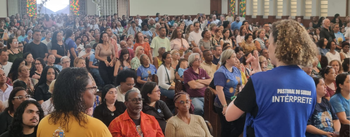 Pastoral do Surdo constrói pontes de inclusão na Paróquia Nossa Senhora Aparecida