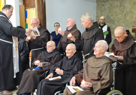 Frades do Regional de São Paulo celebram a Imaculada Conceição e Jubileus, em Bragança Paulista