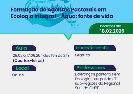 USF abre inscrições para curso gratuito sobre Ecologia Integral