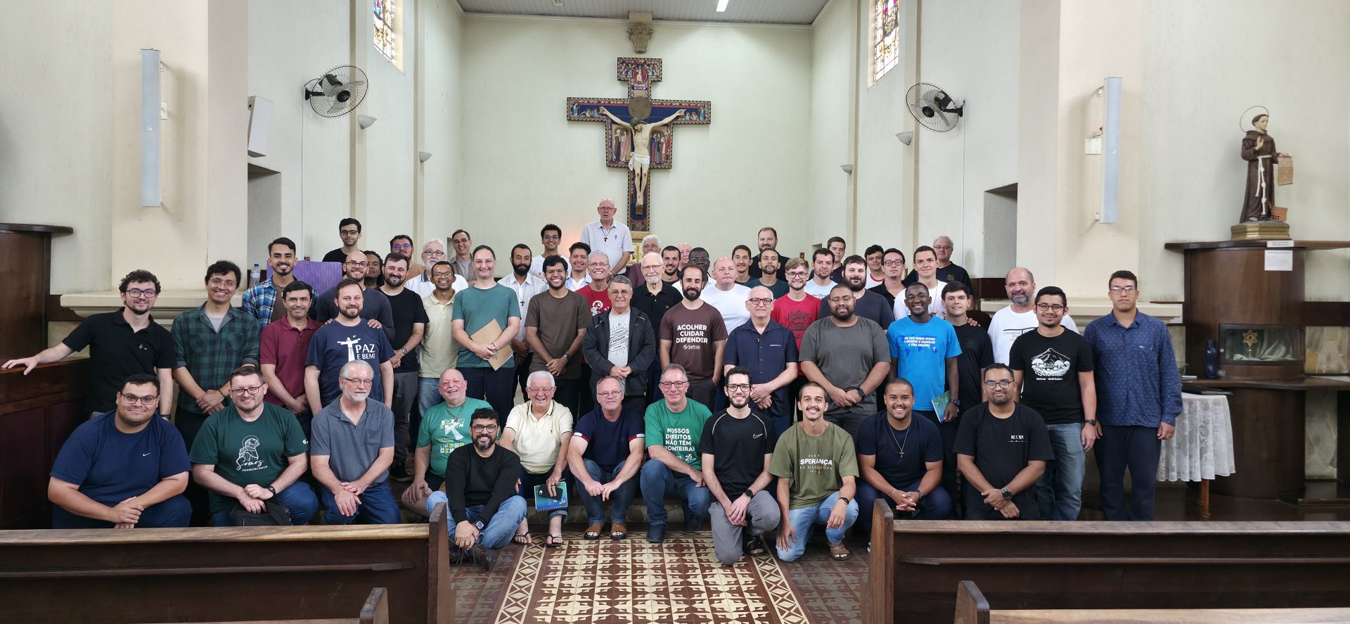 Encontro Regional dos frades do estado de São Paulo em Guaratinguetá