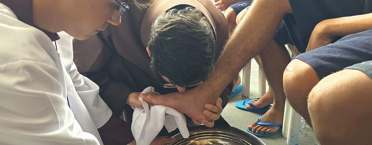 Fraternidade do Peri Alto celebra Lava-Pés em Unidade da Fundação CASA na cidade de São Paulo