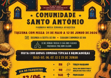 Comunidade Santo Antônio de Nilópolis celebra Jubileu de Diamante com programação especial em honra ao padroeiro