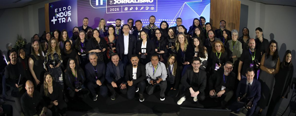 Rádio Celinauta brilha no Prêmio Sistema Fiep de Jornalismo e conquista a principal premiação da noite