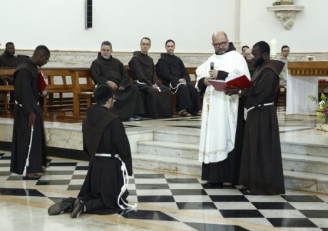 Profissão Solene de Frei Bruno encerra o terceiro dia do Capítulo das Esteiras